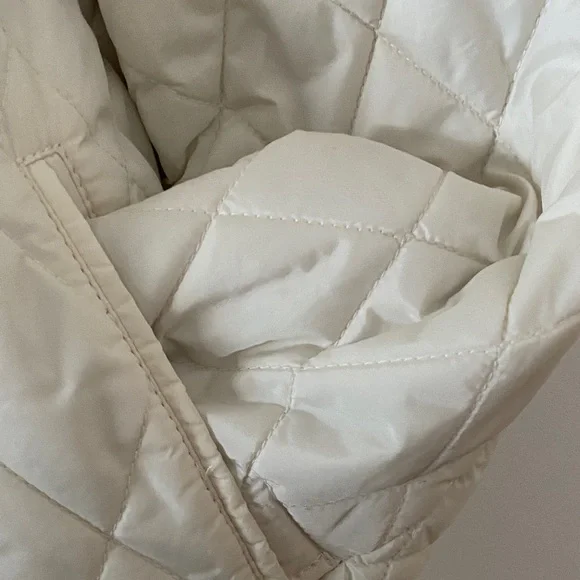 Coach Cream Quilted Puffer Jacket - Picture 6 of 11